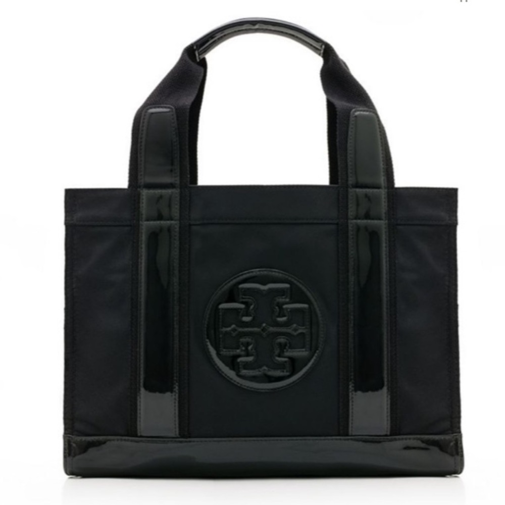 Tory Burch black Ella tote bag